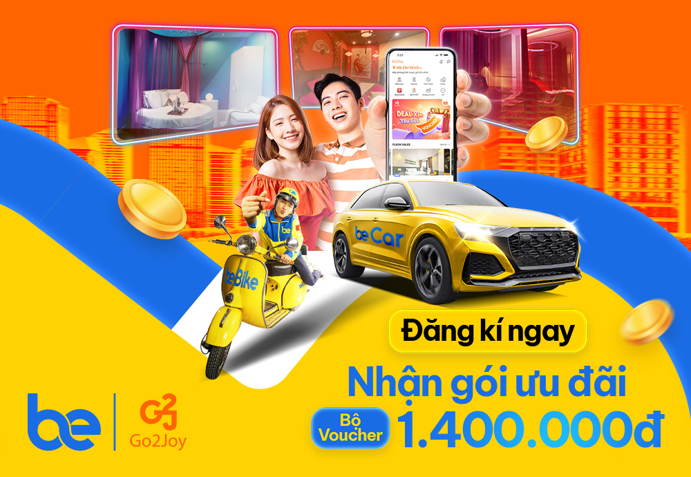 đăng ký ngay nhận ưu đãi từ Go2Joy và ứng dụng Be