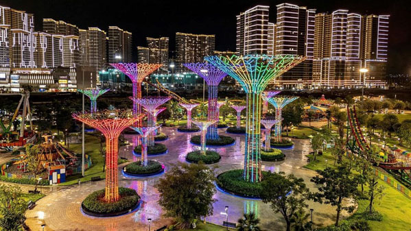 điểm hẹn hò ở Sài Gòn công viên Grand Park