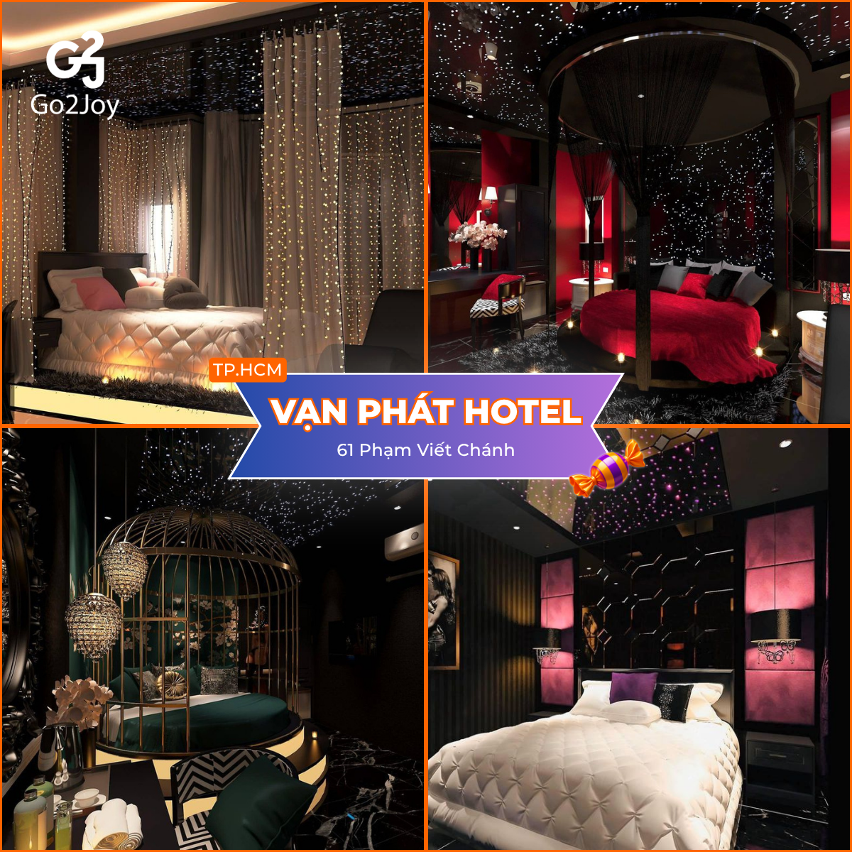 Vạn Phát Hotel với phòng ánh sáng huyền bí cho hẹn hò Halloween tại TP.HCM