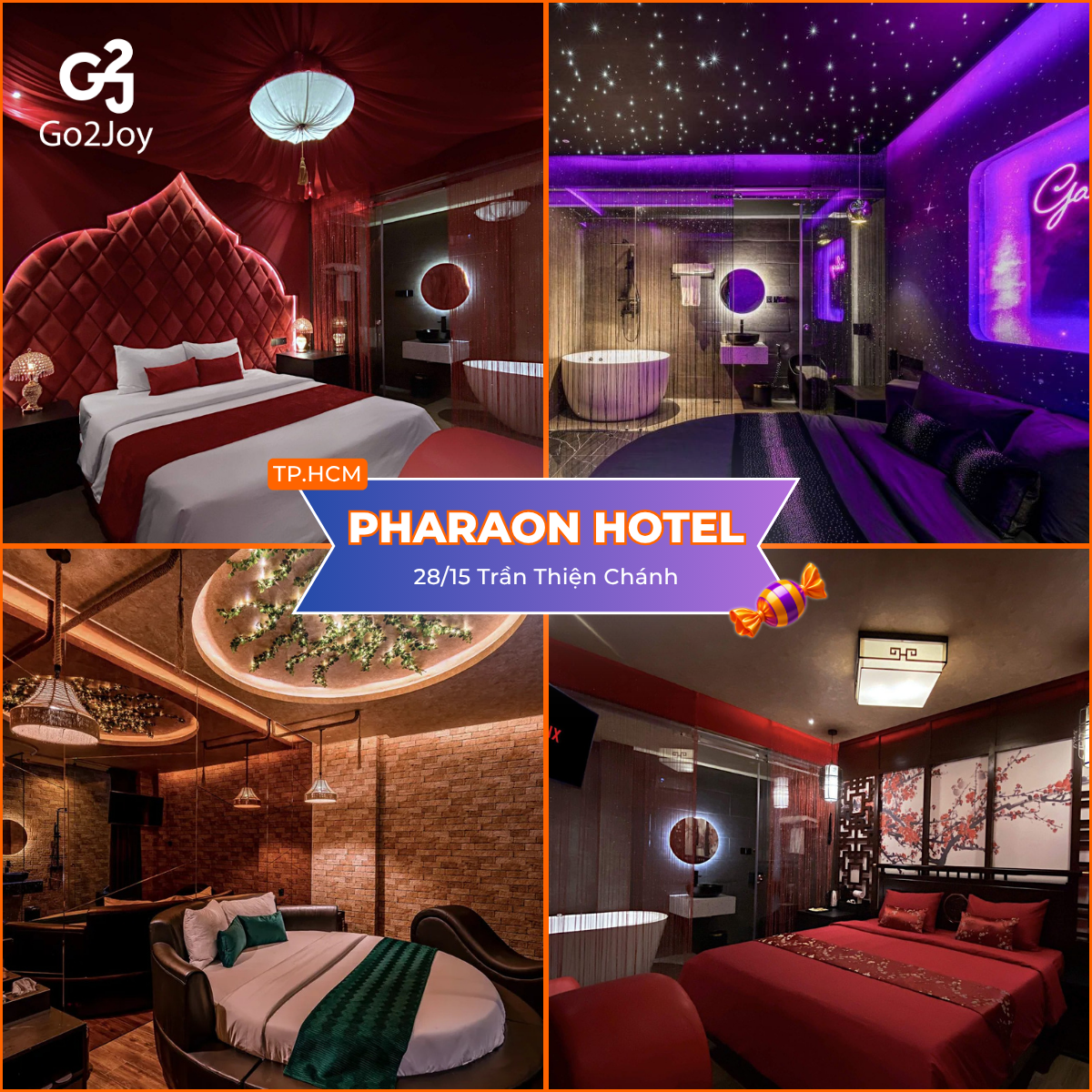 Pharaoh Hotel với nhiều concept phòng độc đáo cho hẹn hò Halloween tại TP.HCM